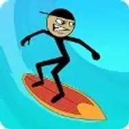 Stickman Surfer